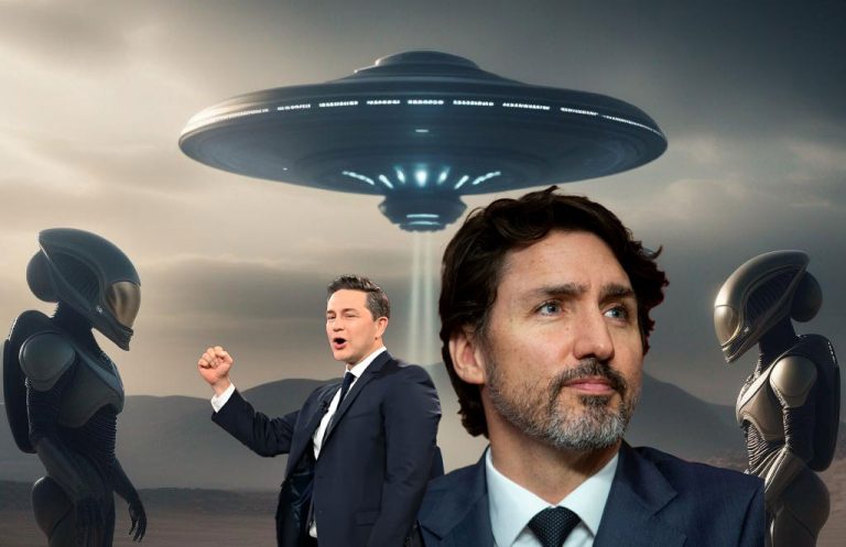 Aliens visit Canada